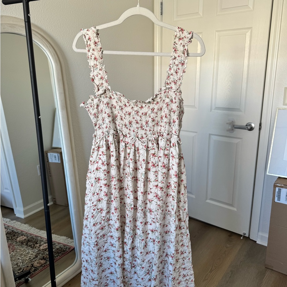 & Other Stories Floral Nap Tank Dress